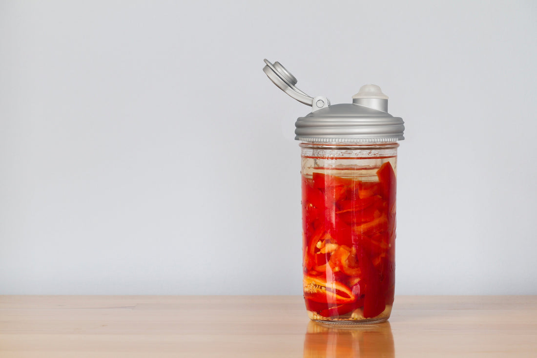 ferment peppers in mason jar with reCAP