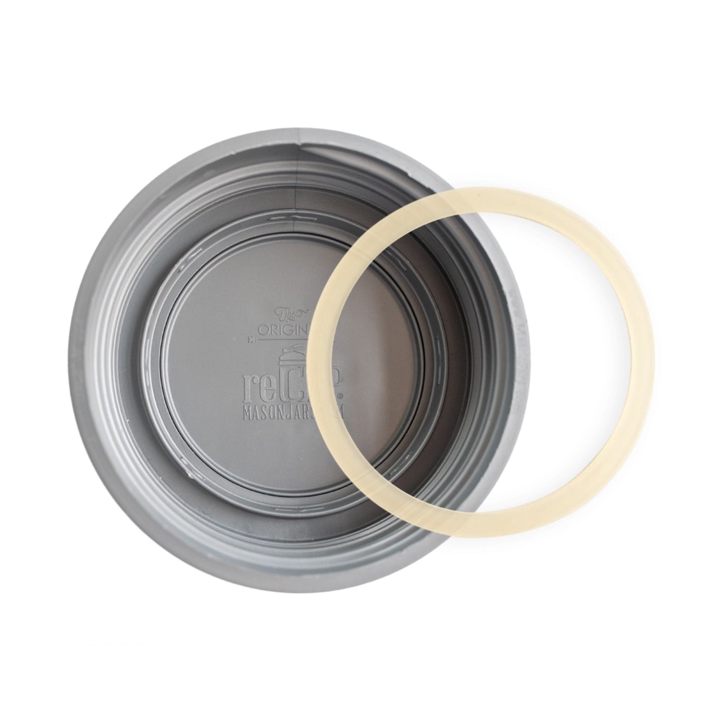 reCAP® Mason Jar Shaker Lid For Spices, Regular Mouth, 4-pack