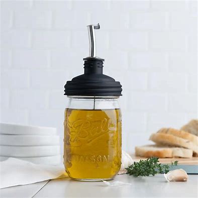 reCAP Mason Jars Pour Spout, Regular Mouth, Sidekick of 16