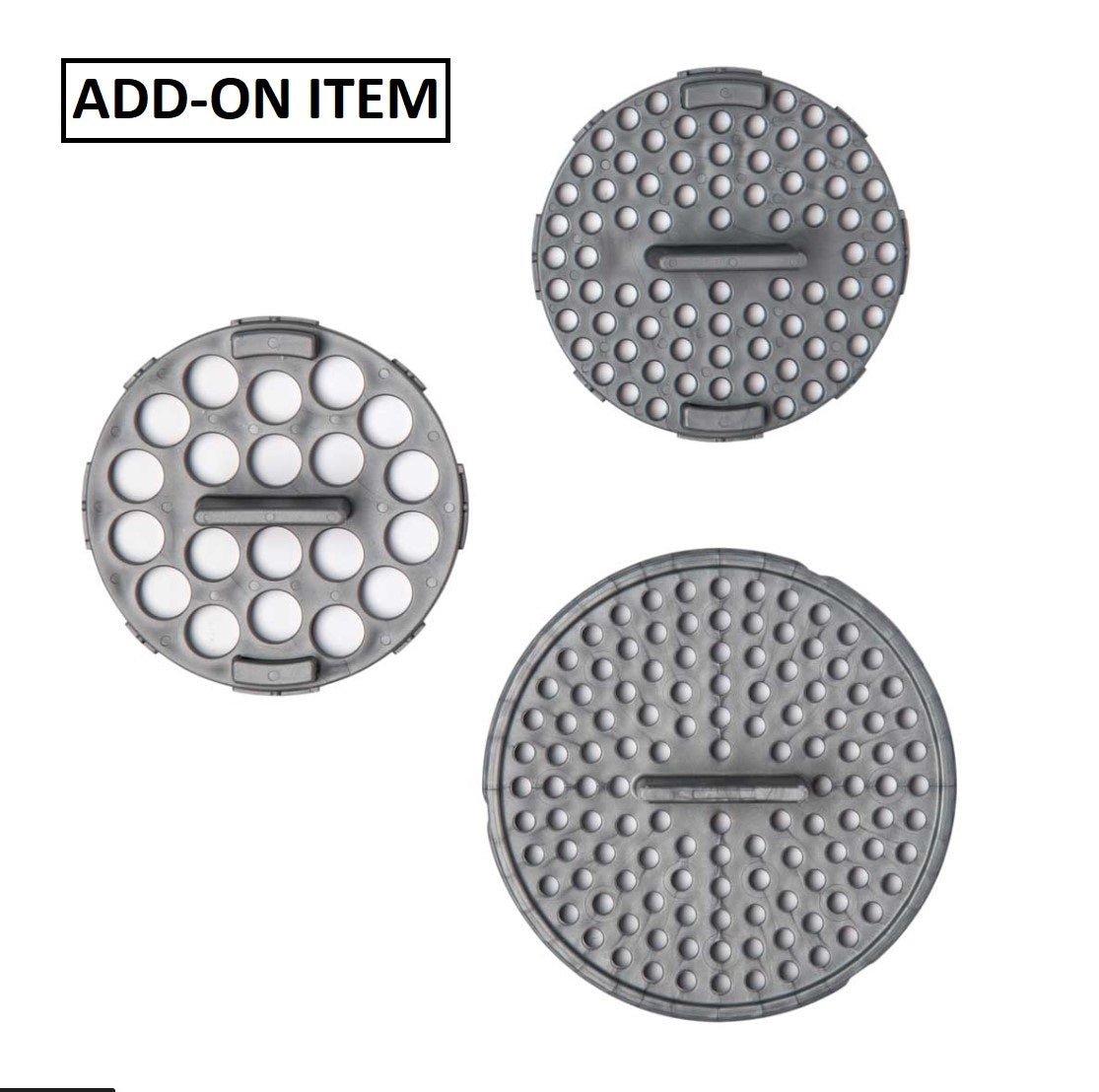 reCAP® Mason Jars Pour Carry Lid 3-Pack | 2 Regular mouth | 1 Wide mouth Lid | Silver