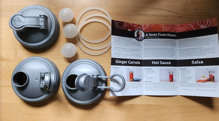 reCAP® Mason Jar Fermentation Starter Kit - 6-Piece