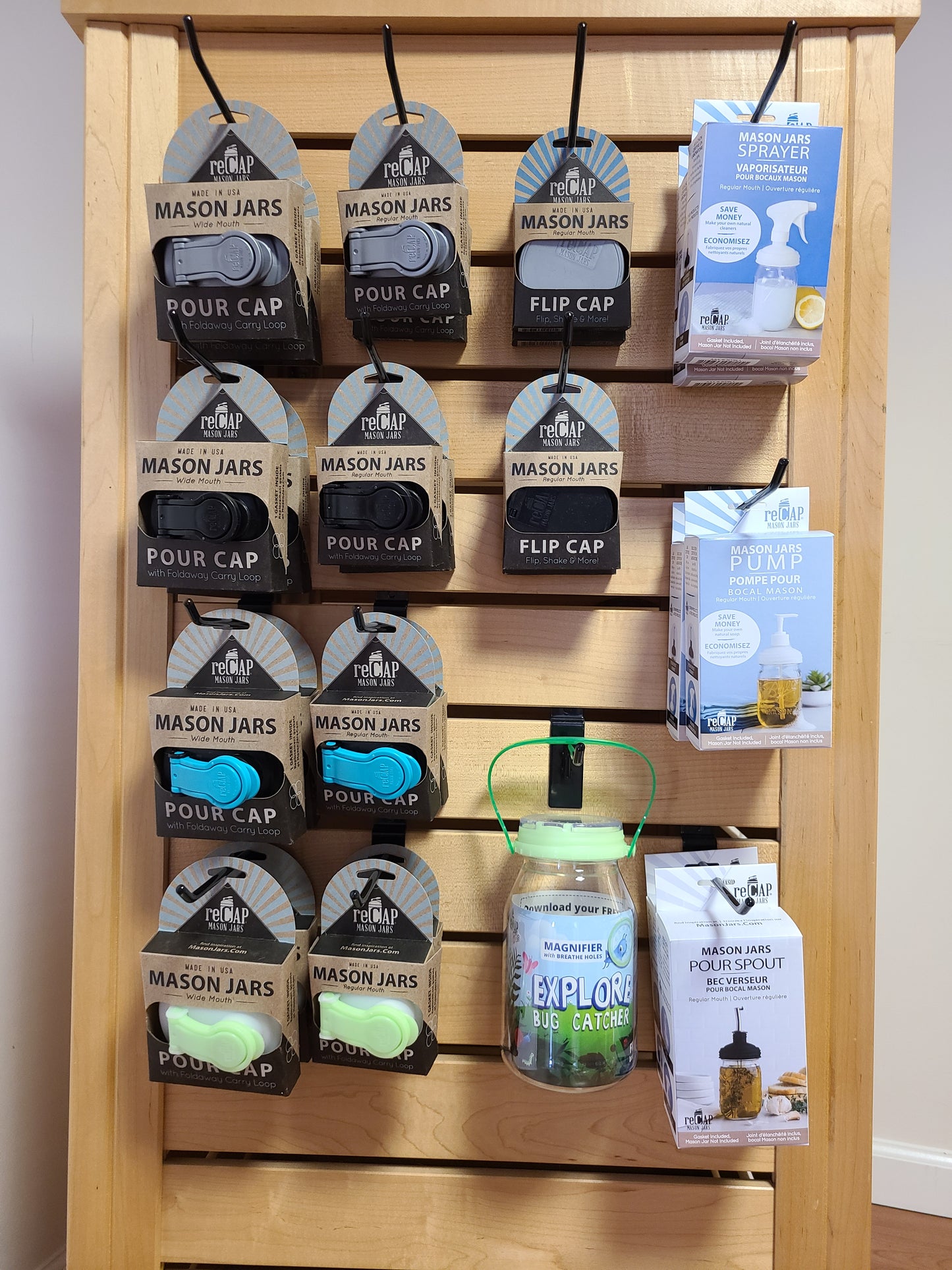 reCAP wholesale display