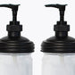 reCAP® Mason Jars Soap Dispenser Lid & Pump Cap | Regular Mouth