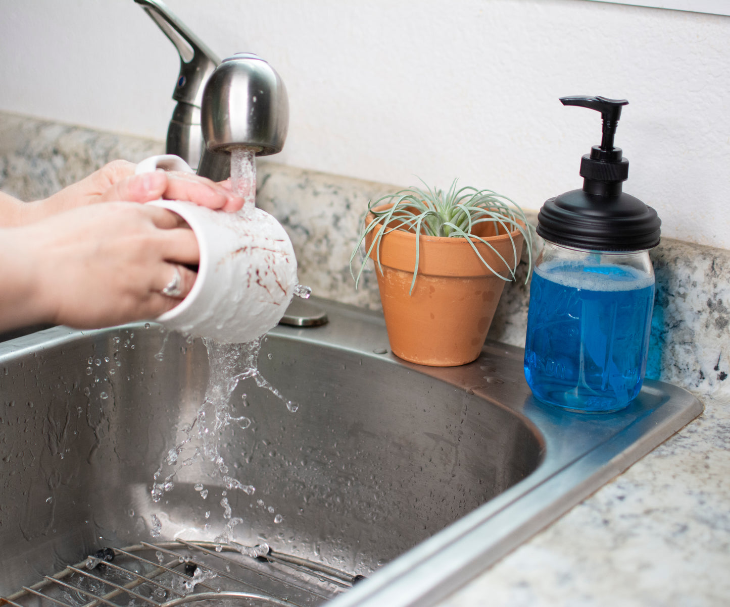 reCAP® Mason Jar Soap Dispenser Lid & Pump Cap | Regular Mouth