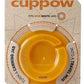 Original orange Cuppow Mason jar drinking lid