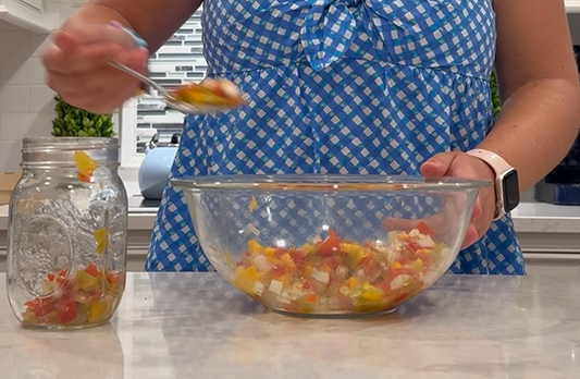 Peach salsa