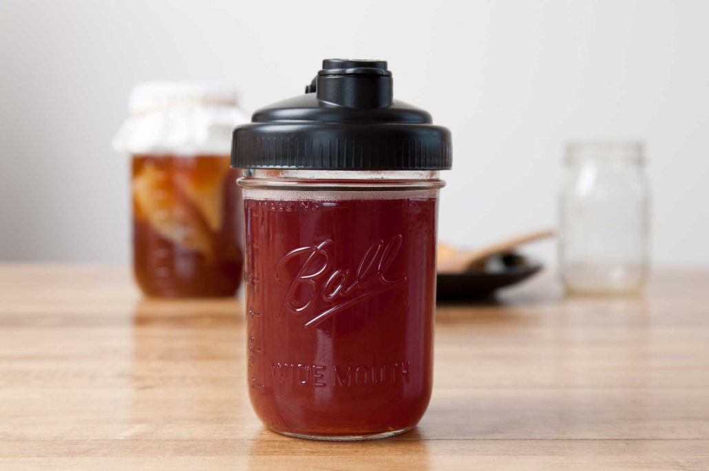 Brew Your Own Kombucha in Mason Jars