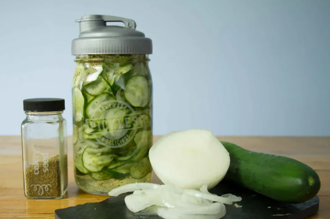 Sweet Refrigerator Pickles, Grandma’s Recipe