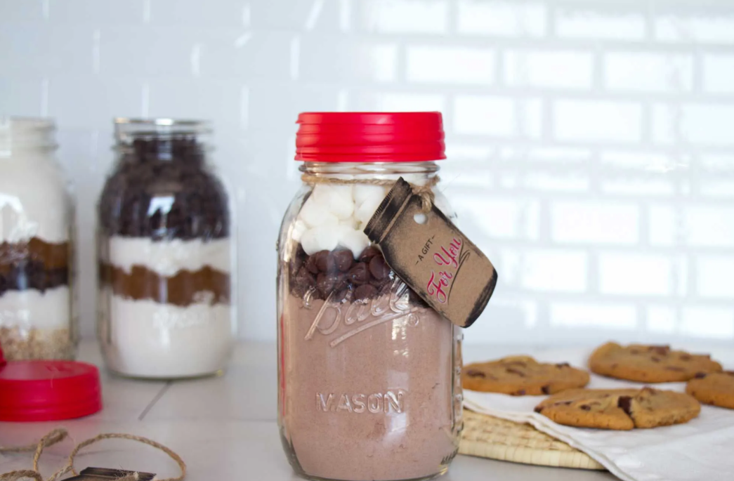 Oatmeal Chocolate Chip Cookie Mix in a Mason Jar