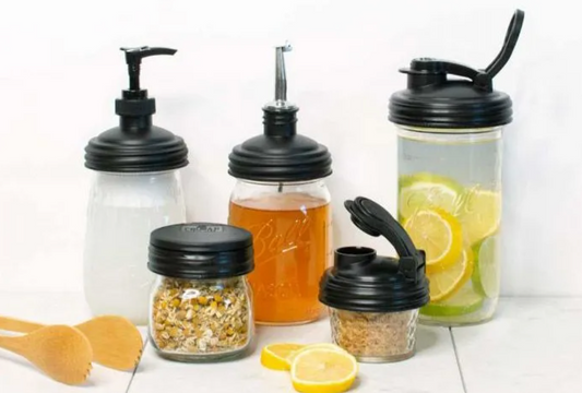 mason jars with lids
