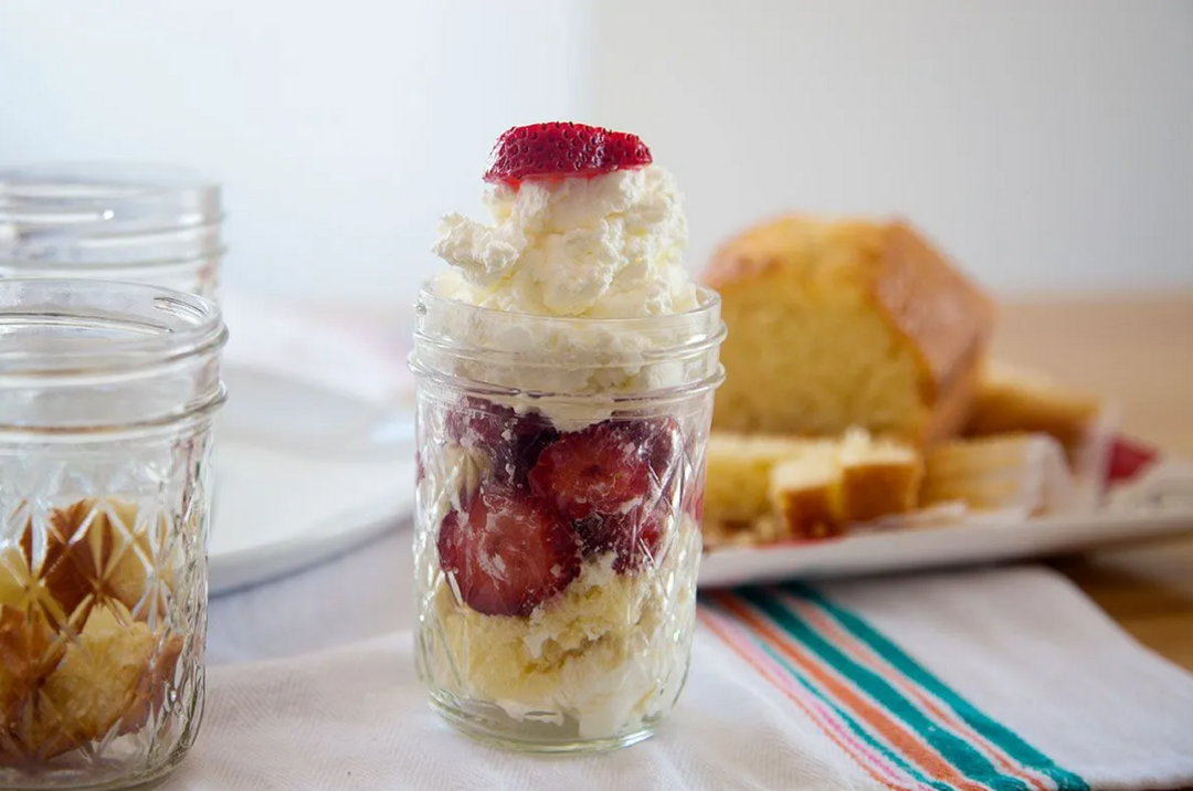 Strawberry Shortcake Station (Easy Mason Jar Dessert Bar)