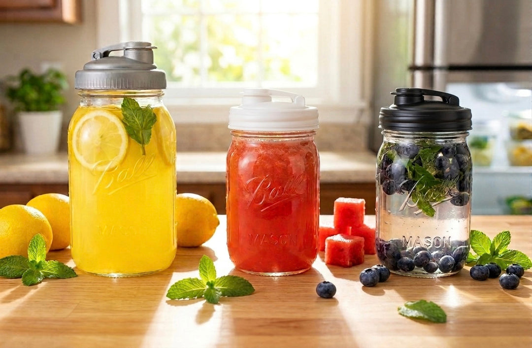 3 Refreshing Mason Jar Drinks to Beat the Summer Heat