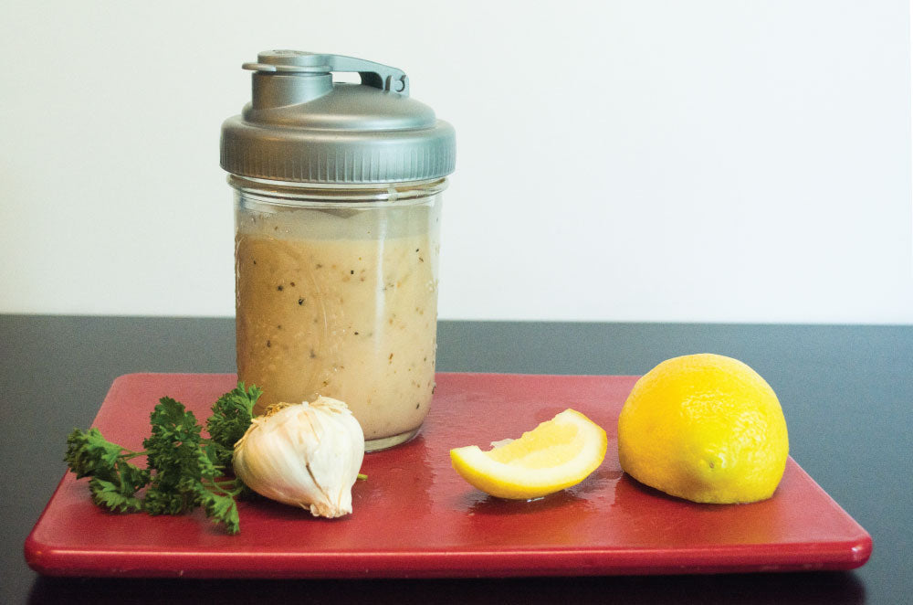 Grilled Buttermilk Chicken Marinade in a Mason Jar