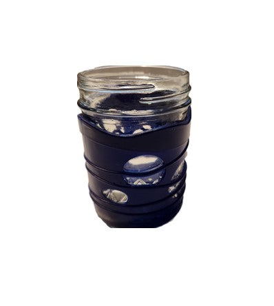Mason Jar Silicone Sleeve for 8oz Jar | Blue