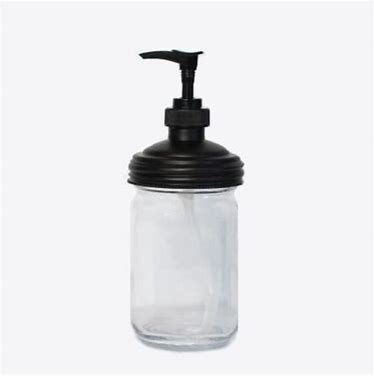 reCAP Mason Jars Lid Soap Dispenser Lid & Pump Regular Mouth, Sidekick of 16