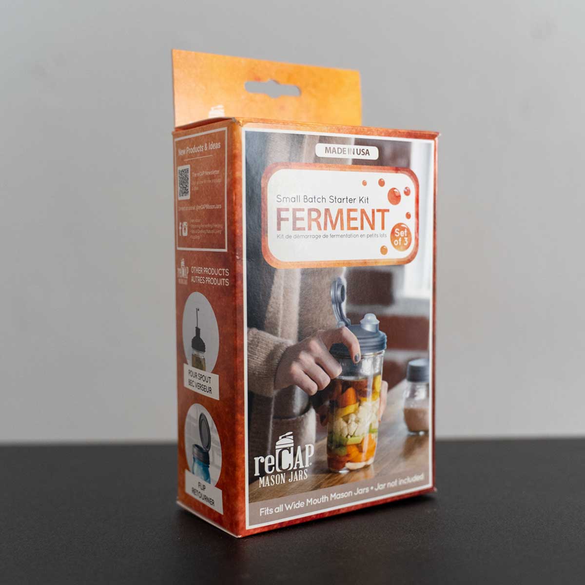 reCAP® Mason Jar Fermentation Kit - Case of 6