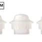 reCAP® Mason Jars Pour Carry Lid 3-Pack | 2 Regular mouth | 1 Wide mouth Lid | Silver
