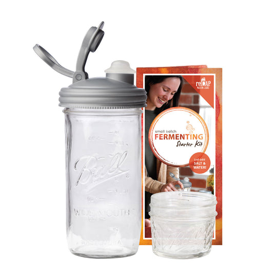 reCAP® Mason Jar Fermentation Starter Kit - 6-Piece