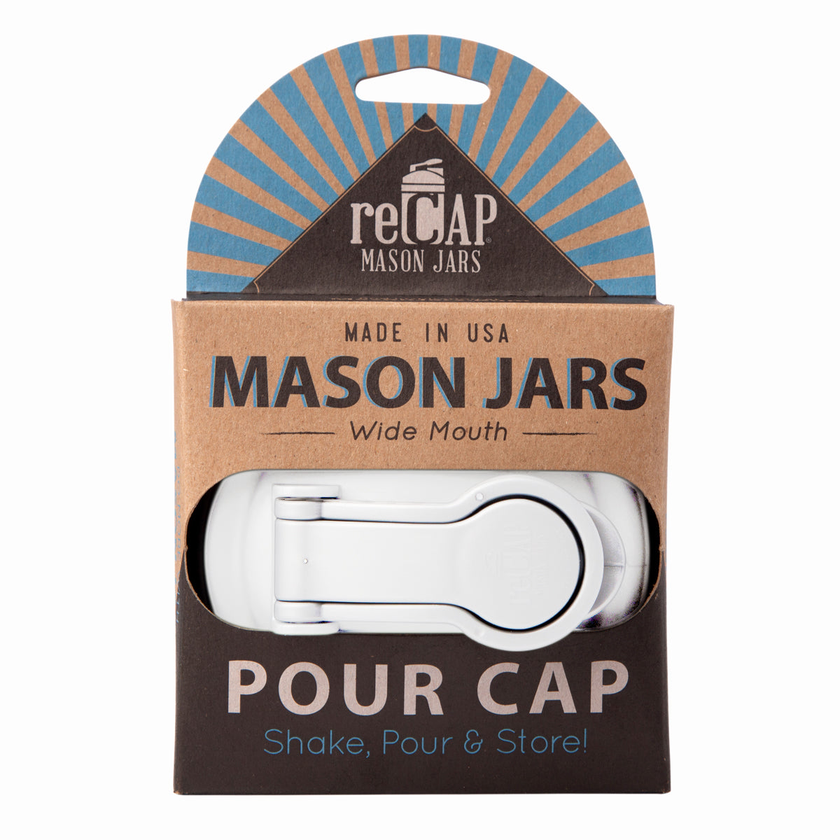 reCAP® Mason Jars Lid POUR cap