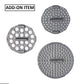 reCAP® Mason Jars Pour Carry Lid 3-Pack | 2 Regular mouth | 1 Wide mouth Lid | Silver