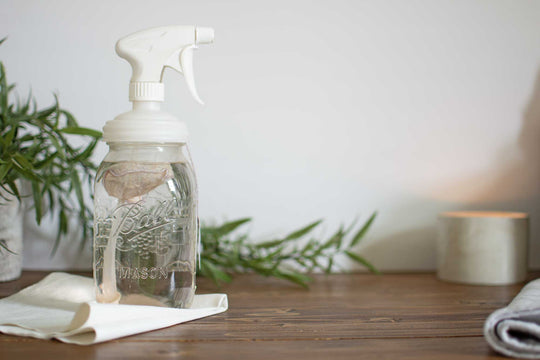 reCAP® Mason Jar 3-Piece Cleaning Kit with Herbal Cleaning Tea &amp; Streak-Free Cloth