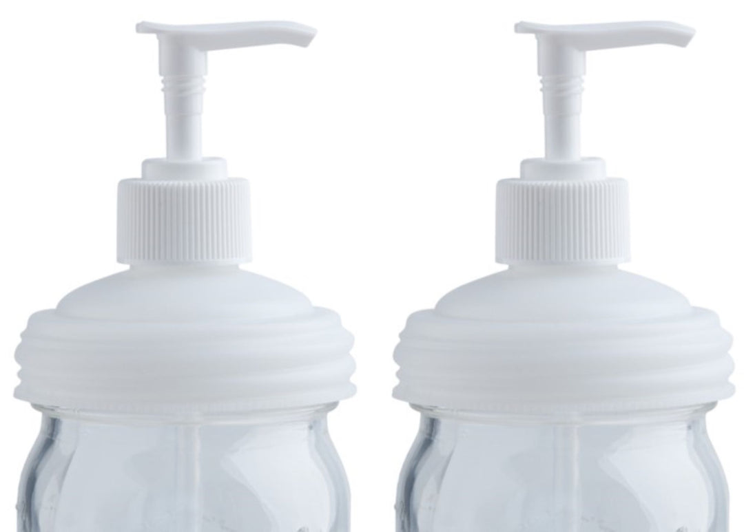 reCAP® Mason Jar Soap Dispenser Lid &amp; Pump Cap | Regular Mouth
