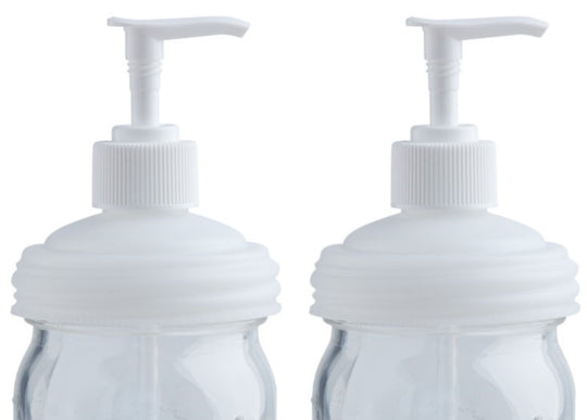 reCAP® Mason Jar Soap Dispenser Lid &amp; Pump Cap | Regular Mouth