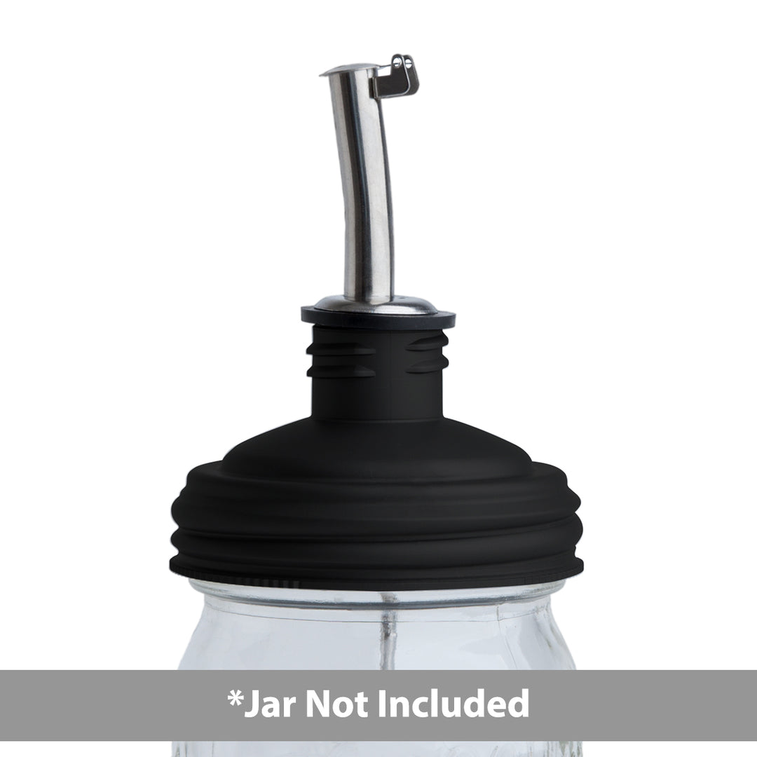 reCAP® Mason Jar Pour Spout Lid | Olive Oil Spout &amp; Dispenser | Regular Mouth