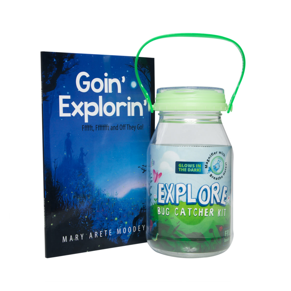 reCAP Kids® EXPLORE Bug Catcher | Firefly Mason Jar + Book Gift Set