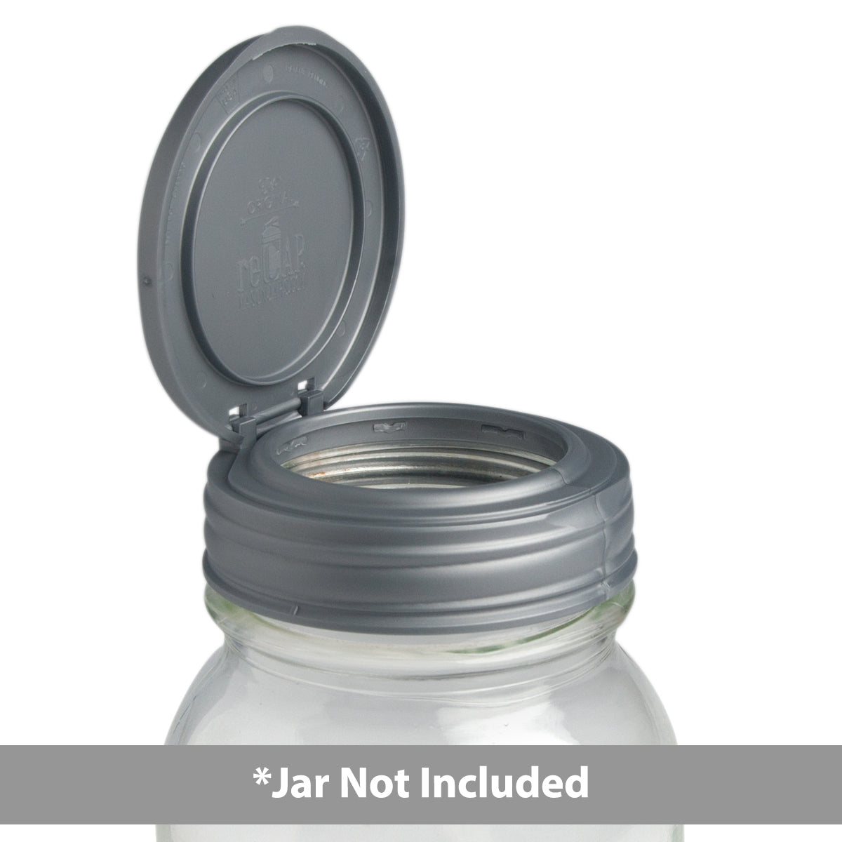 reCAP® Mason Jars lid FLIP cap | Regular Mouth
