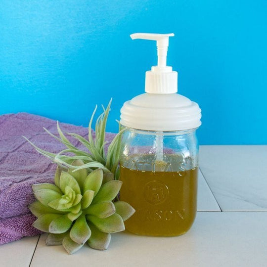 reCAP® Mason Jar Soap Dispenser Lid &amp; Pump Cap | Regular Mouth