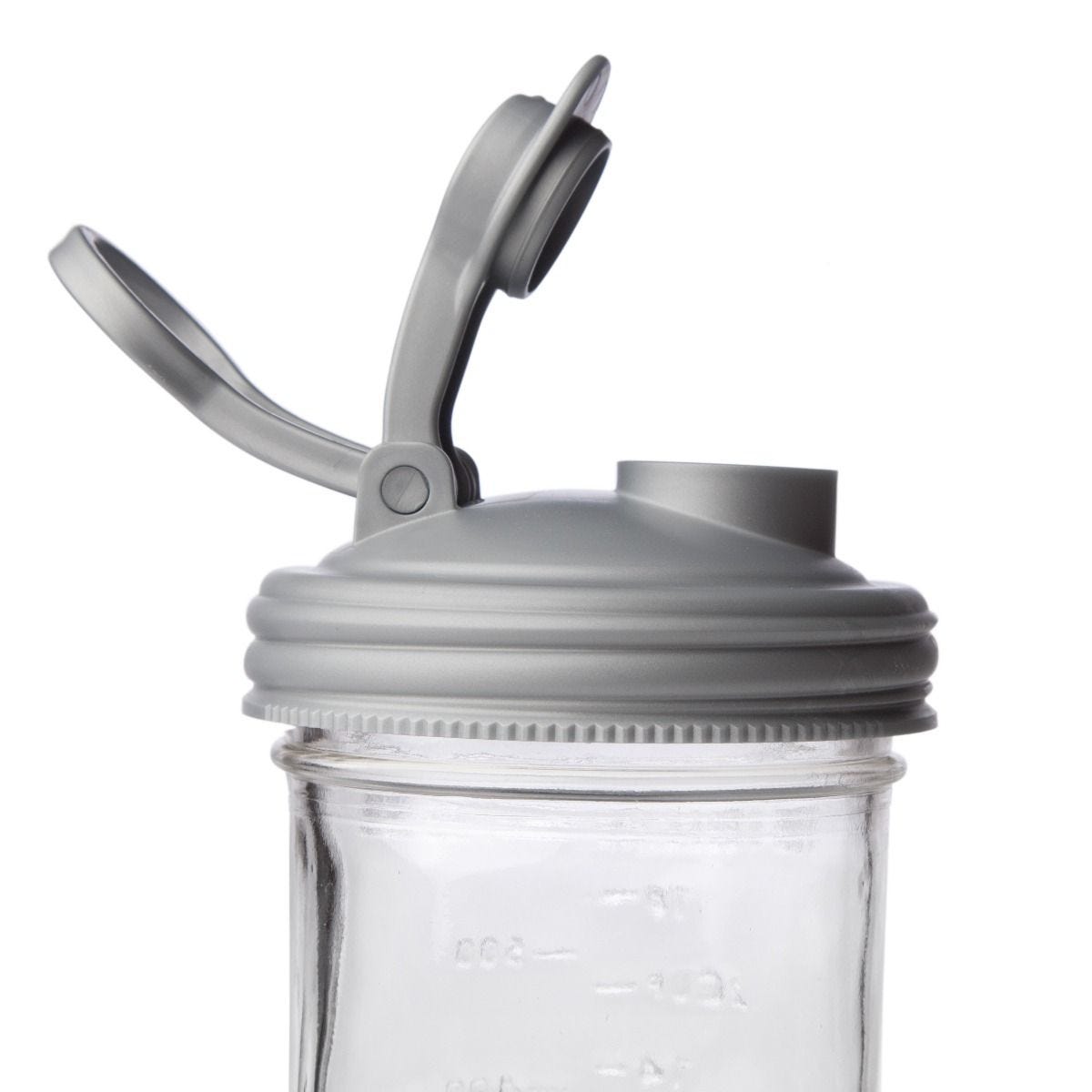 Mason jar Drinking lids Wide mouth lids 4 pack